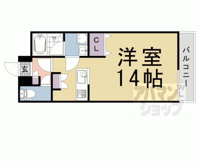 【シャルレ１１番館】間取