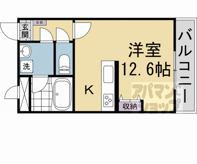 【シャルレ１１番館】間取