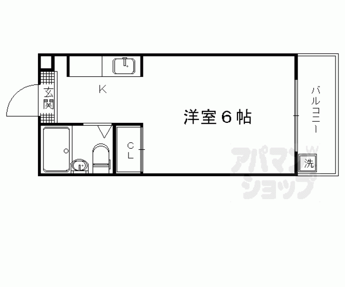 【エクセルコート・高辻西Ⅱ】間取