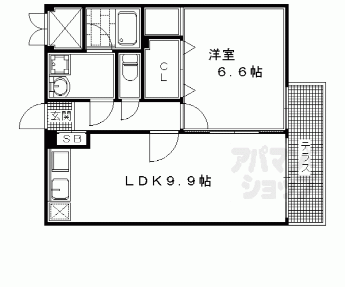 【Ｓｕｎｓｈｉｎｅ　八角】間取