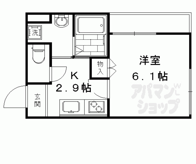 【Ｍａｉｓｏｎ　ｄｅ　ｆｌｅｕｒｓ　三条】間取
