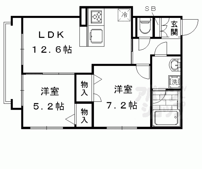 【ホルツカステン　デア　フロイデ】間取
