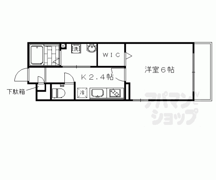 【ＤハイムＳＡＧＡ】間取