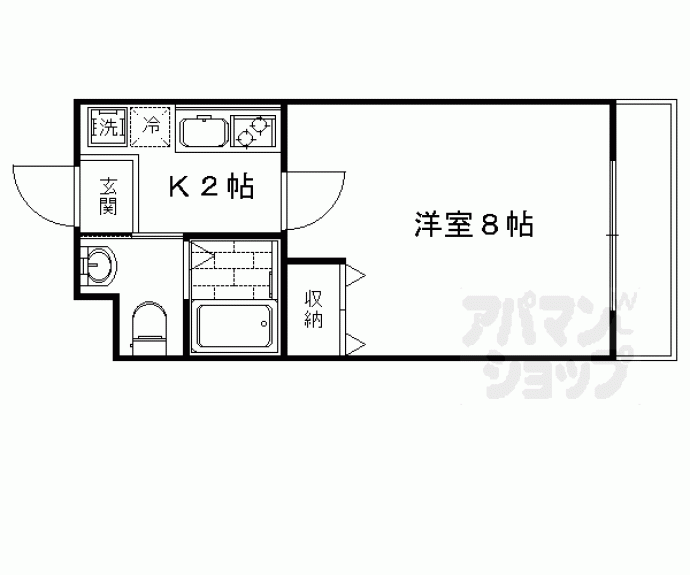 【チェーズ高辻葛野西】間取