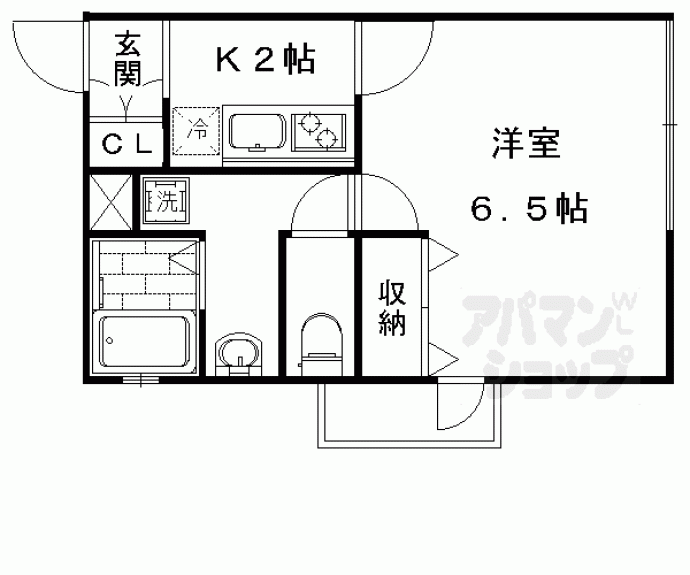 【グレースアレイ西院】間取