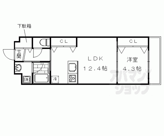 【Piketree西京極】間取