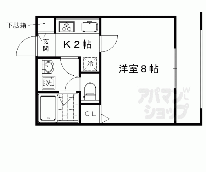 【シルバニア京都山ノ内】間取