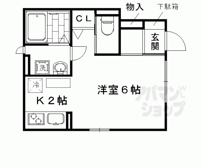 【セレーネ四条】間取