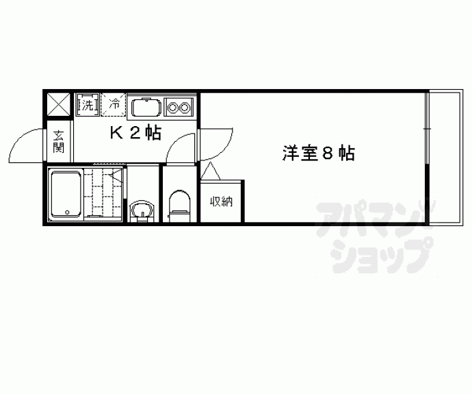 【アークリード太秦】間取