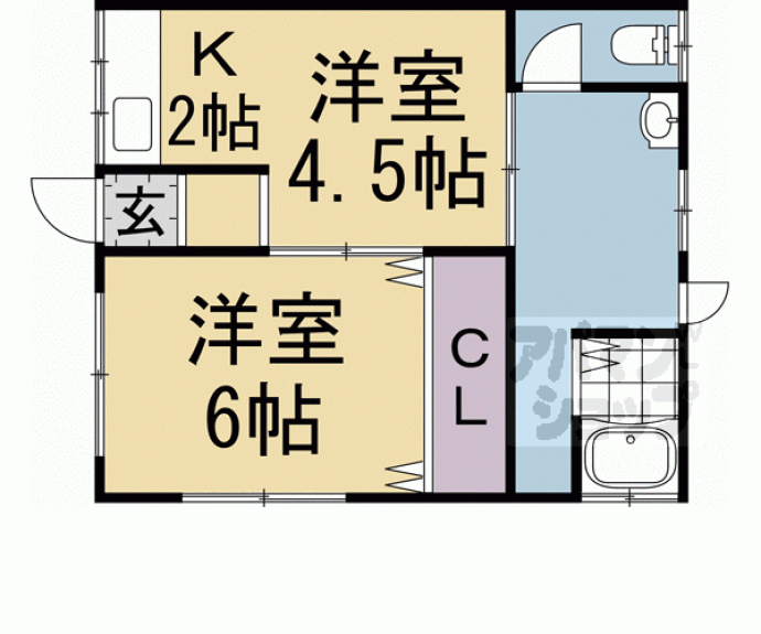 【Ｈａｌｅ嵐山】間取