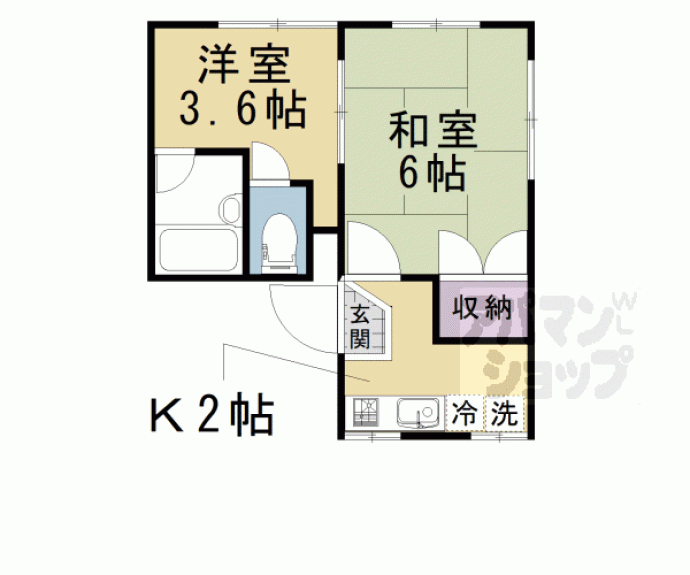 【Ｋｏｚｙ嵯峨嵐山】間取
