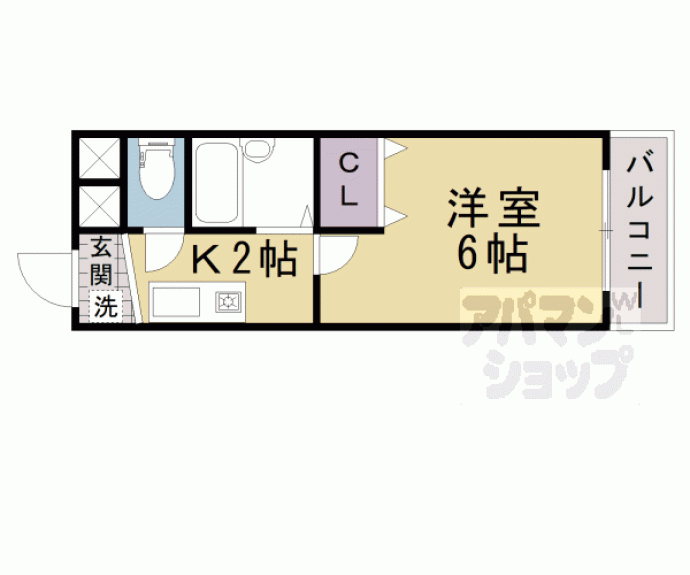 【ＣＯＣＯ西京極】間取