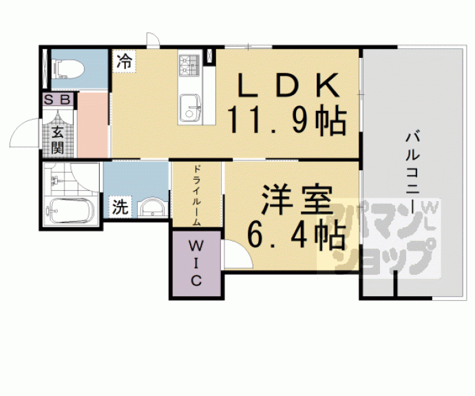 【レフィシア西院】間取