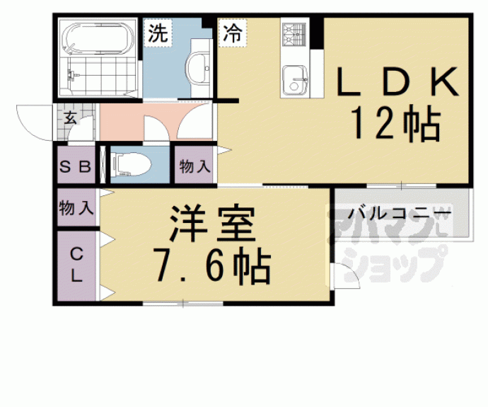 【ラ ネージュ】間取