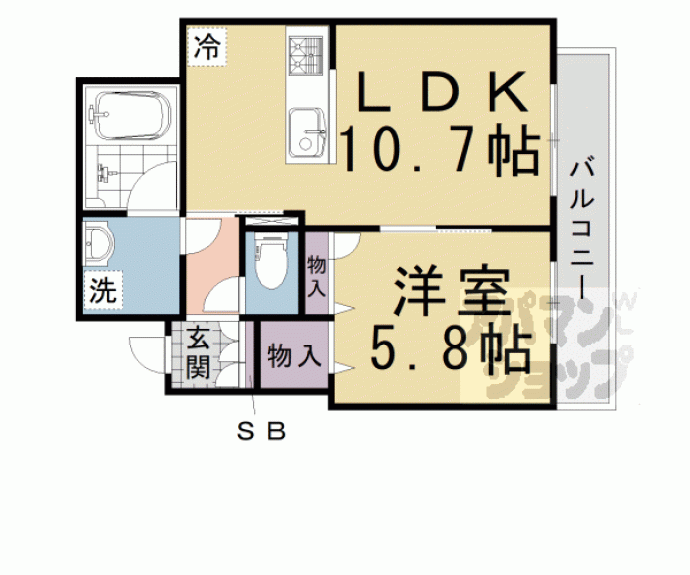 【セントリヴィエ京都嵐山Ⅱ】間取