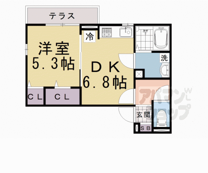 【ブリランタ壬生】間取