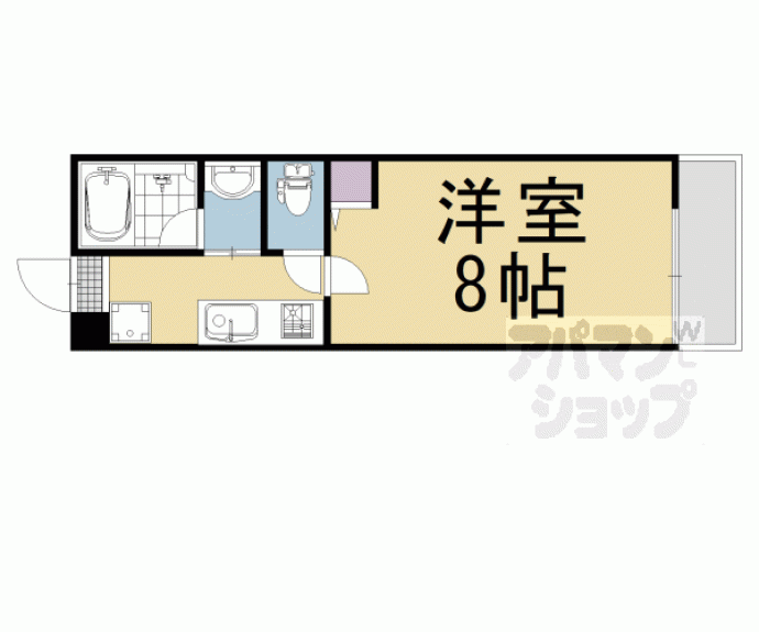 【アークリード三条御前】間取