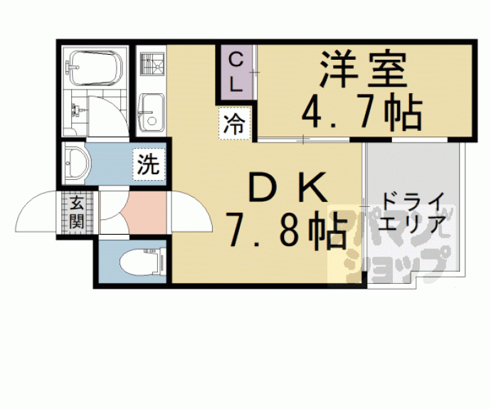 【サクシード太秦】間取