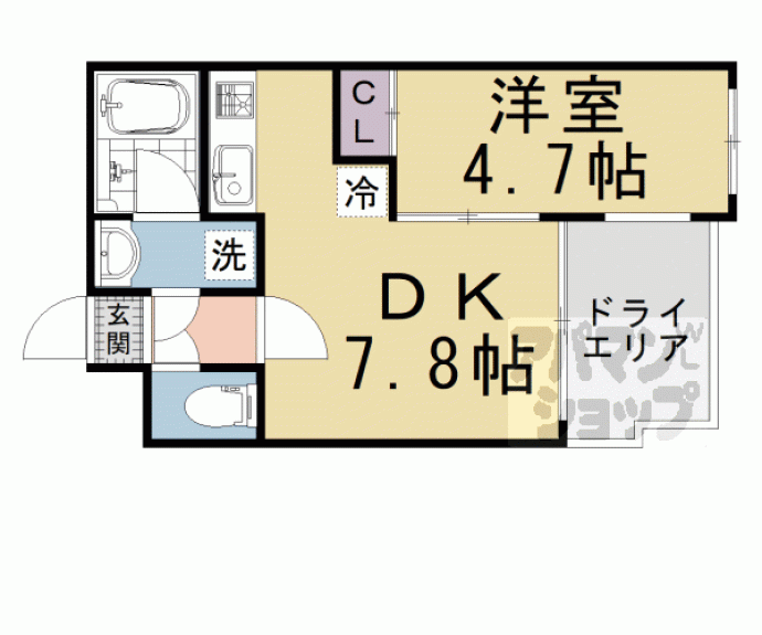 【サクシード太秦】間取