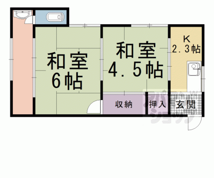 【広田アパート】間取