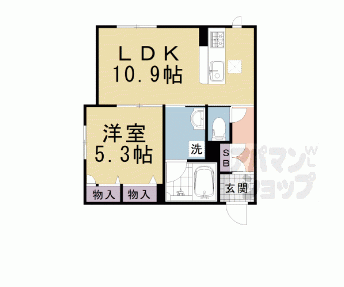 【シャーメゾン　くらがり坂】間取