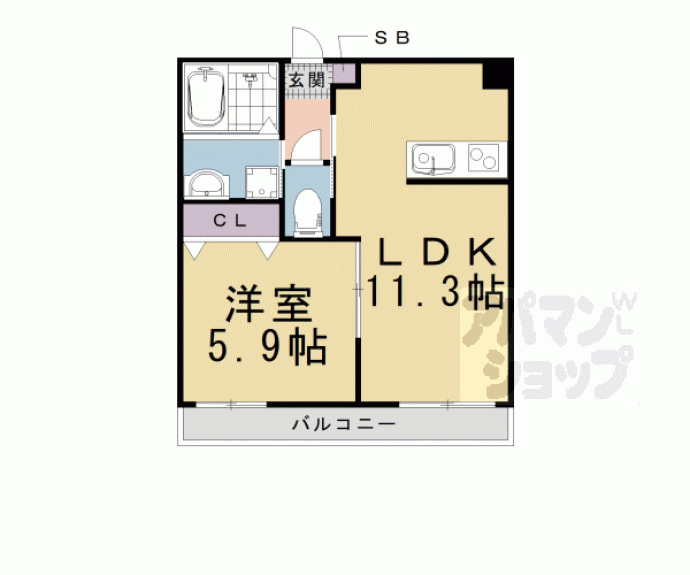 【プライベートレジデンスＨＩＲＯ】間取