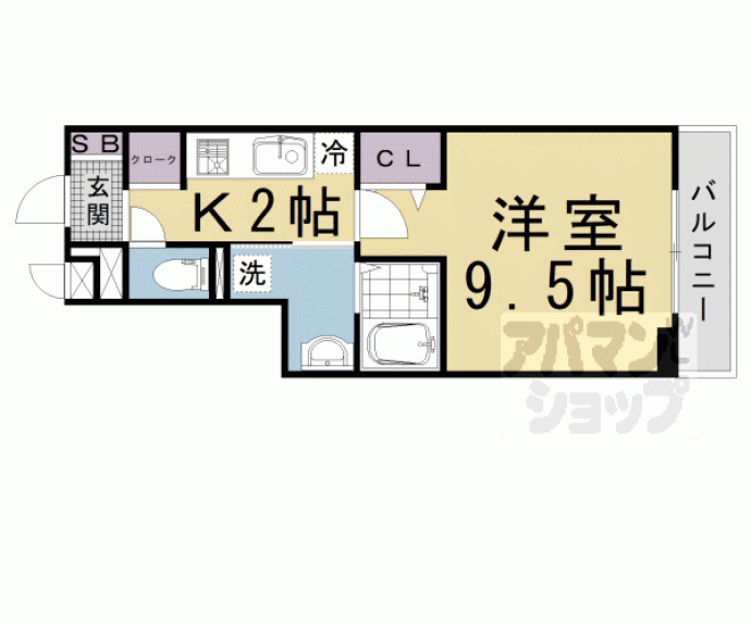 【ストーリーズ　うずまさ】間取