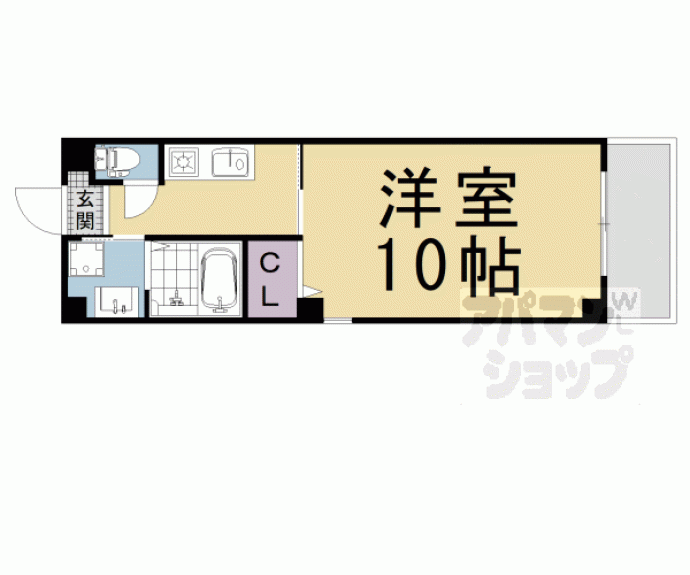 【ラ・ジュワ・ペルマナント壬生】間取