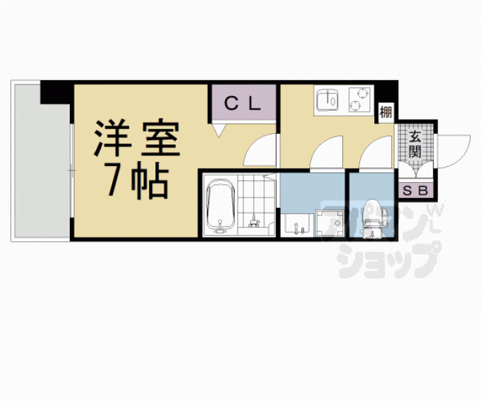 【ファーストフィオーレ京都円町】間取