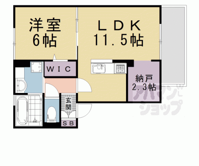 【アリビオ　Ａ棟】間取