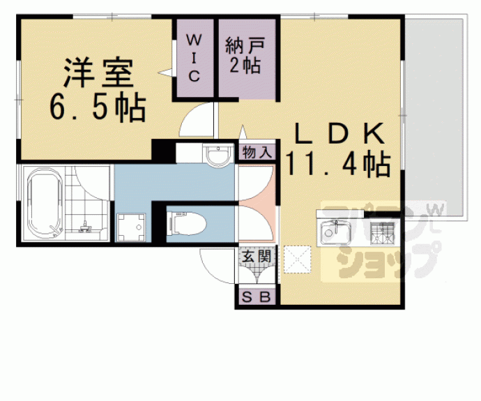 【アリビオ　Ｂ棟】間取