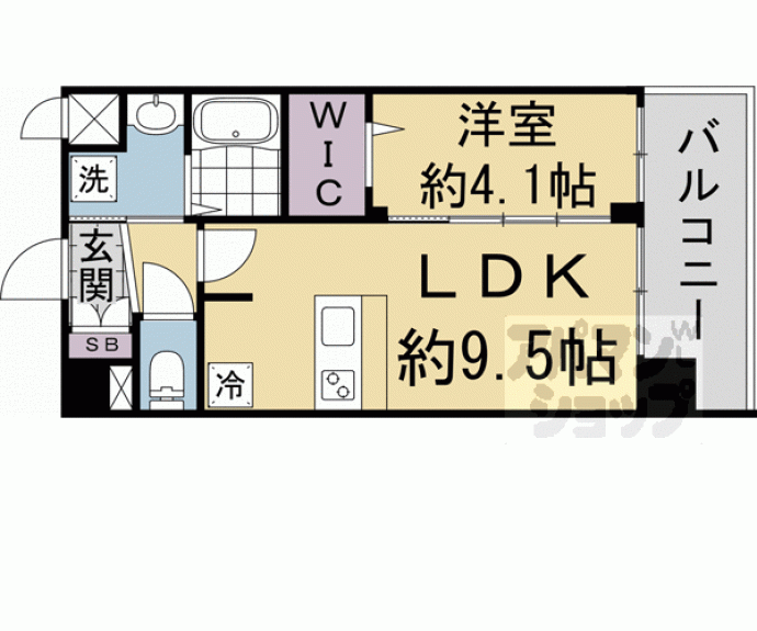 【ファステート京都西院パール】間取