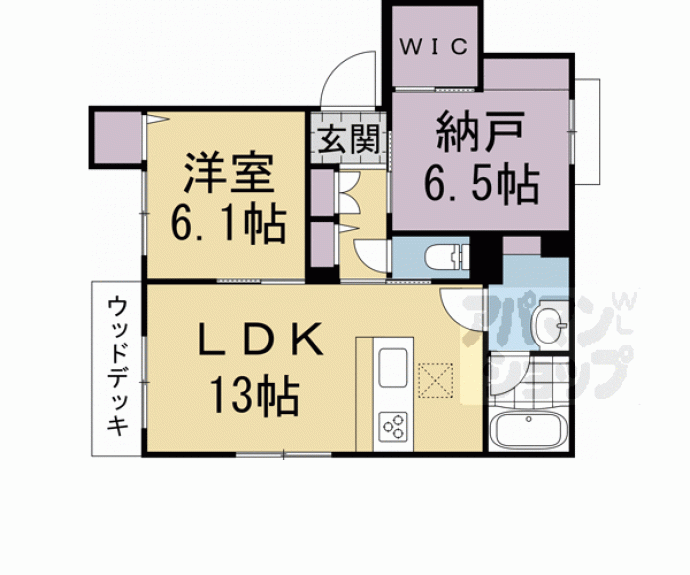 【シャーメゾン 豊】間取