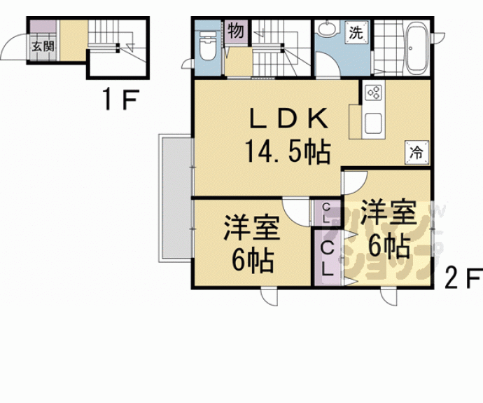 【コンフォール太秦】間取