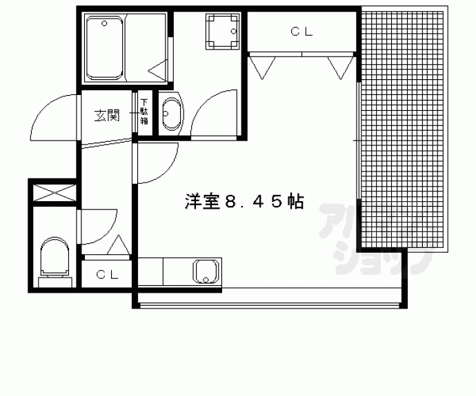 【東山祇園ビル】間取