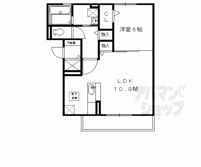 【レガーロ河原町】間取