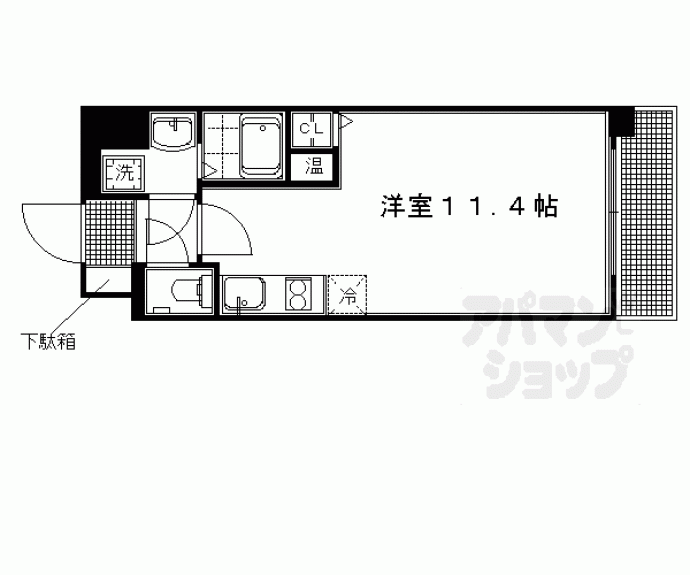 【ランブラス室町六角】間取
