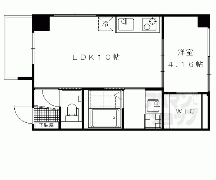 【プラネシア東山三条】間取