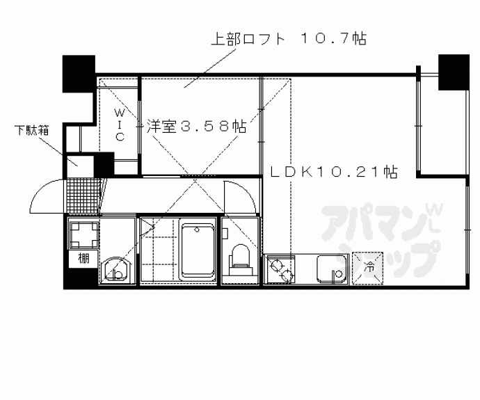 【プラネシア東山三条】間取