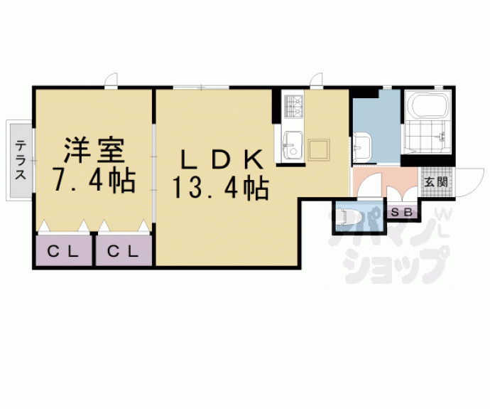 【ラ・グリシン】間取