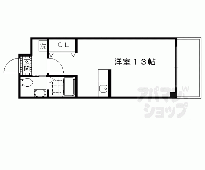 【Ｋｙｏｔｏ　Ｈｏｕｓｅ西洞院】間取