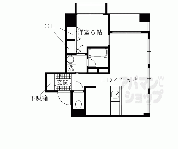 【エスリード烏丸御池】間取