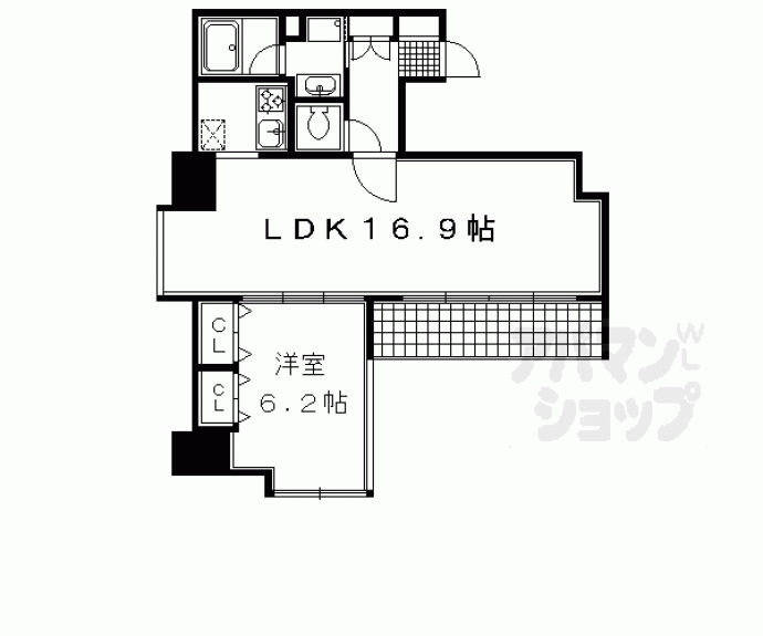 【エスリード烏丸御池】間取
