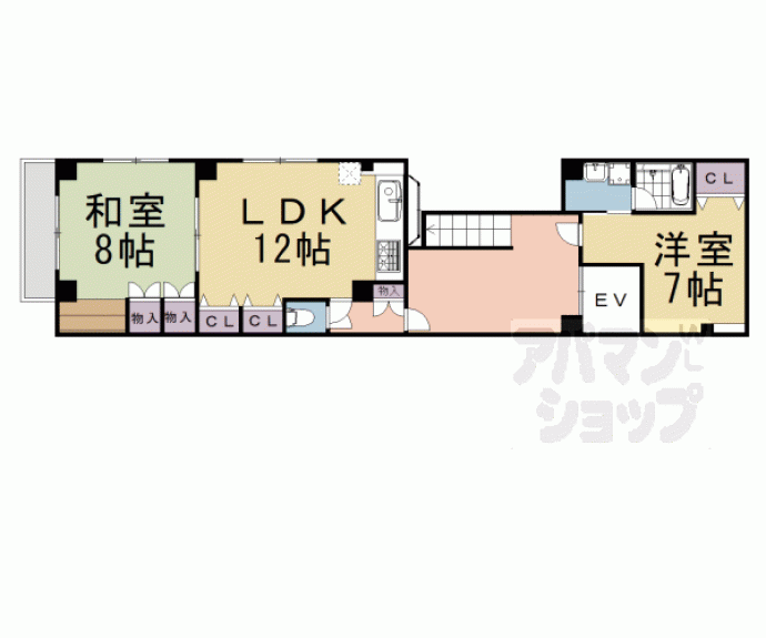 【Nエステートモア三条】間取