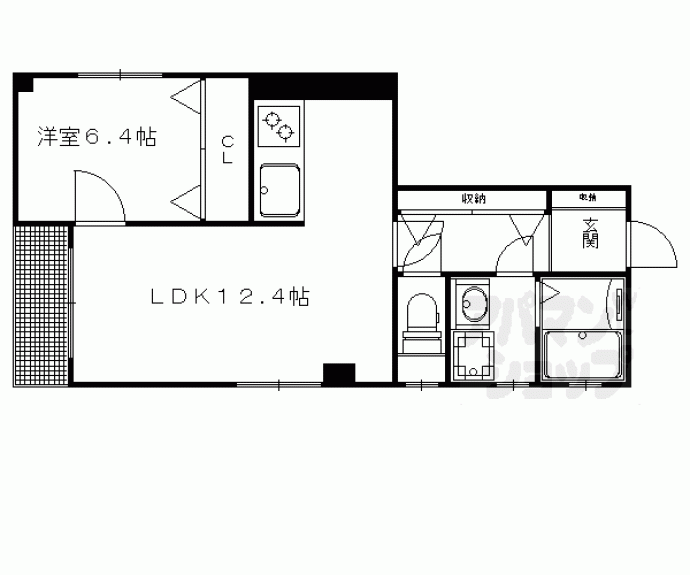 【ＬＵＸＥＳＴＡＧＥ御所南】間取