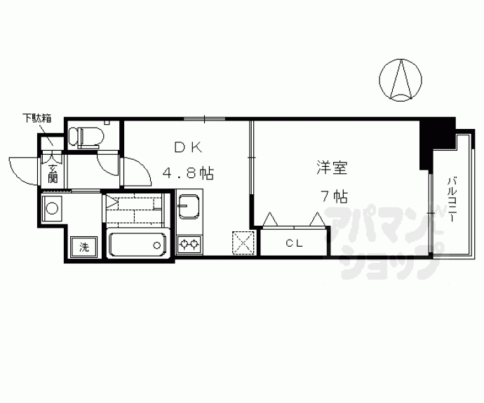 【フレンドリーハウス匠　四条堀川】間取