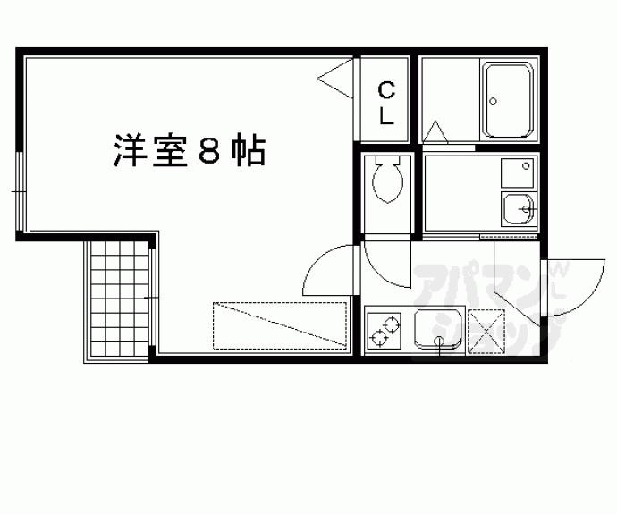 【アークリード四条油小路】間取