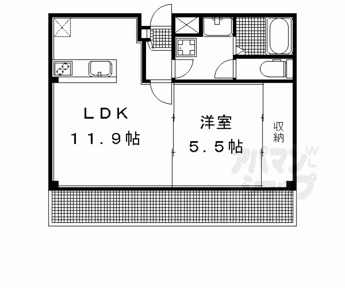 【Ｍｏｒｅ御所南】間取