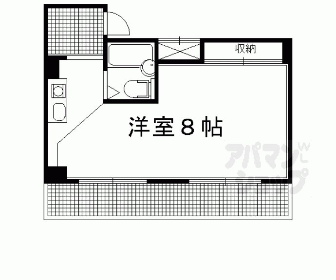 【サンシティ烏丸】間取