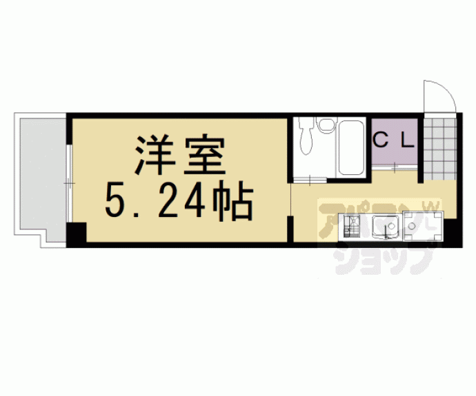 【サンシティ烏丸】間取